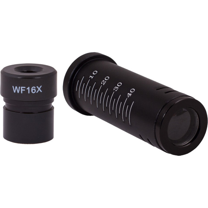 Линза Барлоу 2x и окуляр WF16x для Levenhuk 2L/2L PLUS