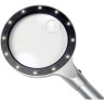 Лупа LEVENHUK ZENO 600, 2,5×/5×, линза 90/21 мм, 12 LED, металлический корпус