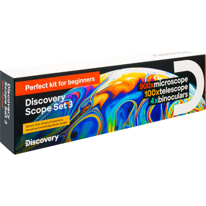 Набор LEVENHUK DISCOVERY SCOPE 3 с книгой