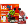 Набор LEVENHUK LabZZ MV1 Orange: микроскоп и книга